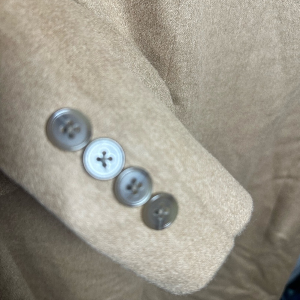 Lanificio Canpore Italian Tan Brown Men's Blazer Camel Hair 42 - Picture 9 of 9